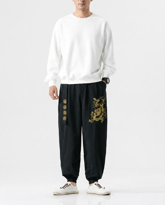 Nord Wear - Miton | Loose-Fit Embroidered Pants Men