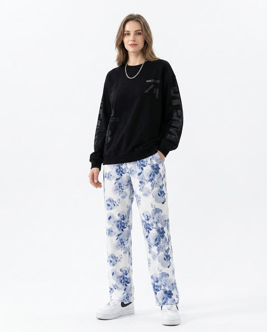 Nord Wear - Ziwar | Floral-Print Wide-Leg Pants Unisex