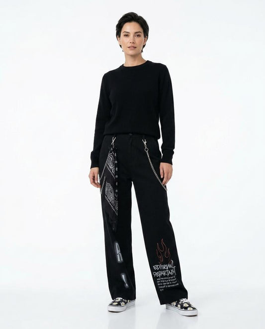 Nord Wear - Tozam | Wide-Leg Graphic Pants Unisex