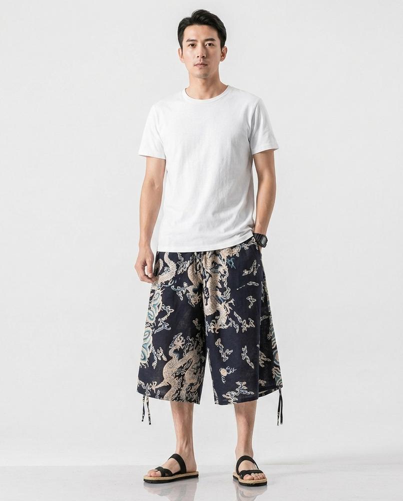 Nord Wear - Aalun | Patterned Wide-Leg Pants Men