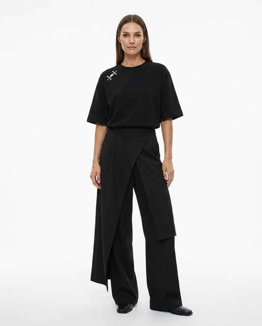 Nord Wear - Eifud | Asymmetrical Wide-Leg Pants Unisex