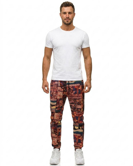 Nord Wear - Kigiv | Patterned Drawstring Pants Men