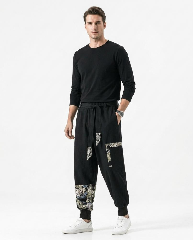 Nord Wear - Eulum | Patterned Tapered-Fit Pants Men