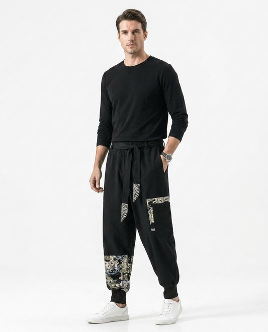 Nord Wear - Eulum | Patterned Tapered-Fit Pants Men
