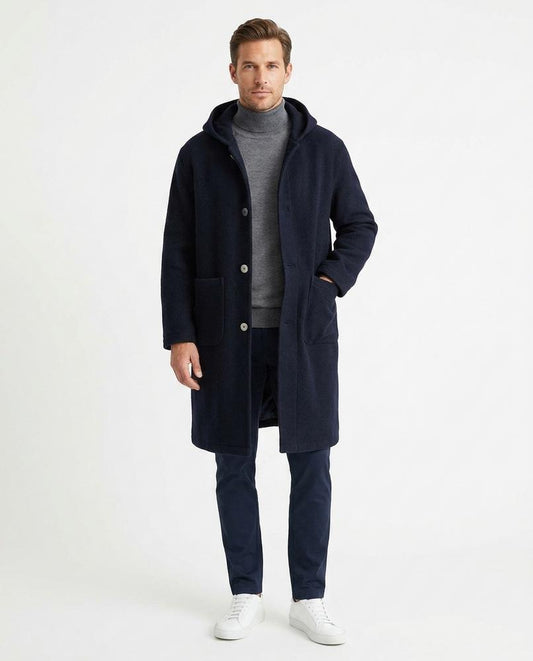 Nord Wear - Zirot | Hooded Wool Coat Men
