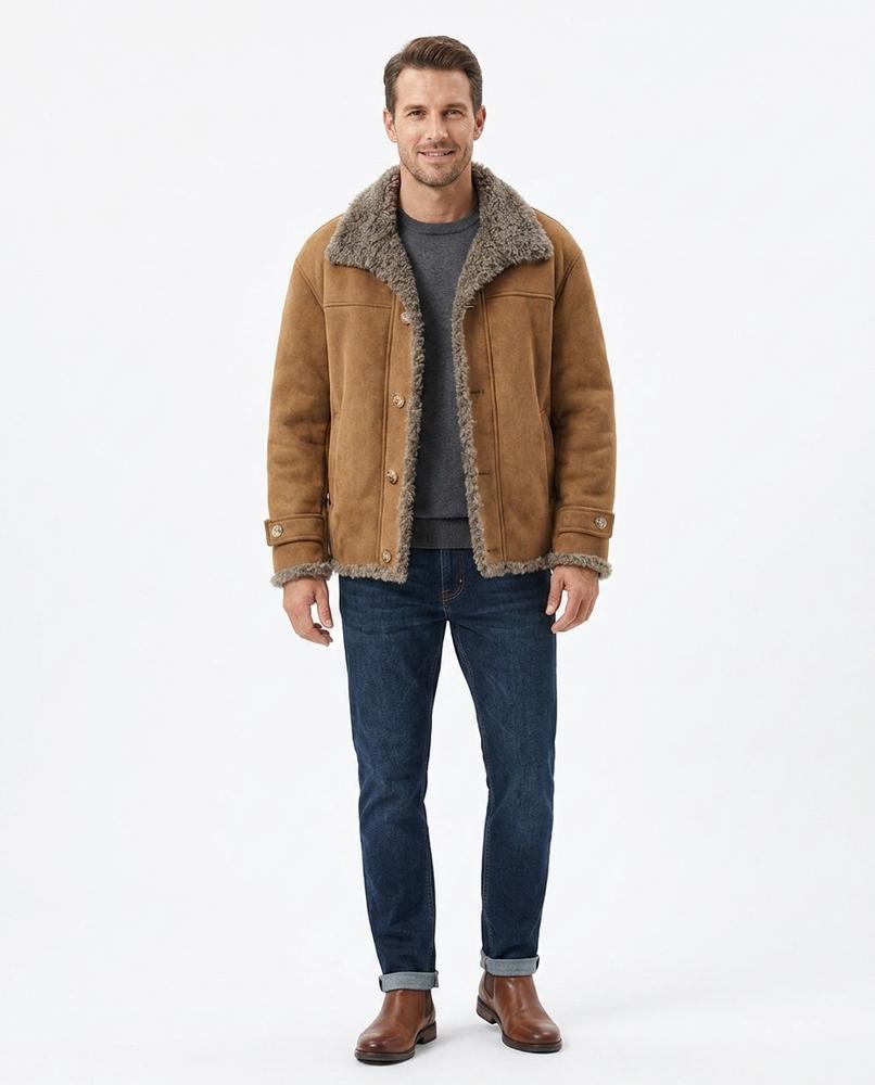 Nord Wear - Nural | Sherpa-Lined Button-Front Jacket Men