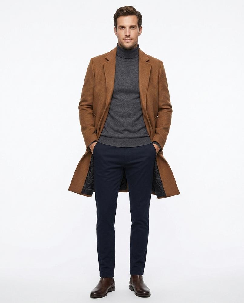 Nord Wear - Nutom | Single-Breasted Quilted-Lined Coat Men