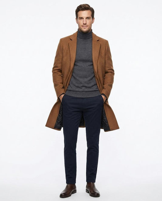 Nord Wear - Nutom | Single-Breasted Quilted-Lined Coat Men