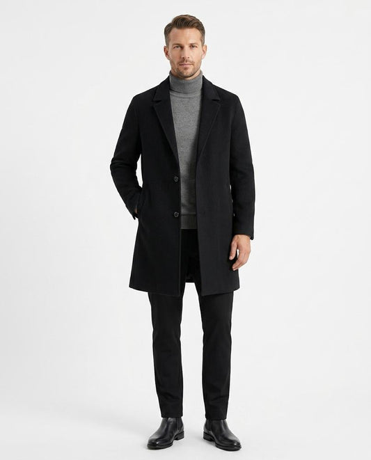 Nord Wear - Vewom | Single-Breasted Woolen Coat Men