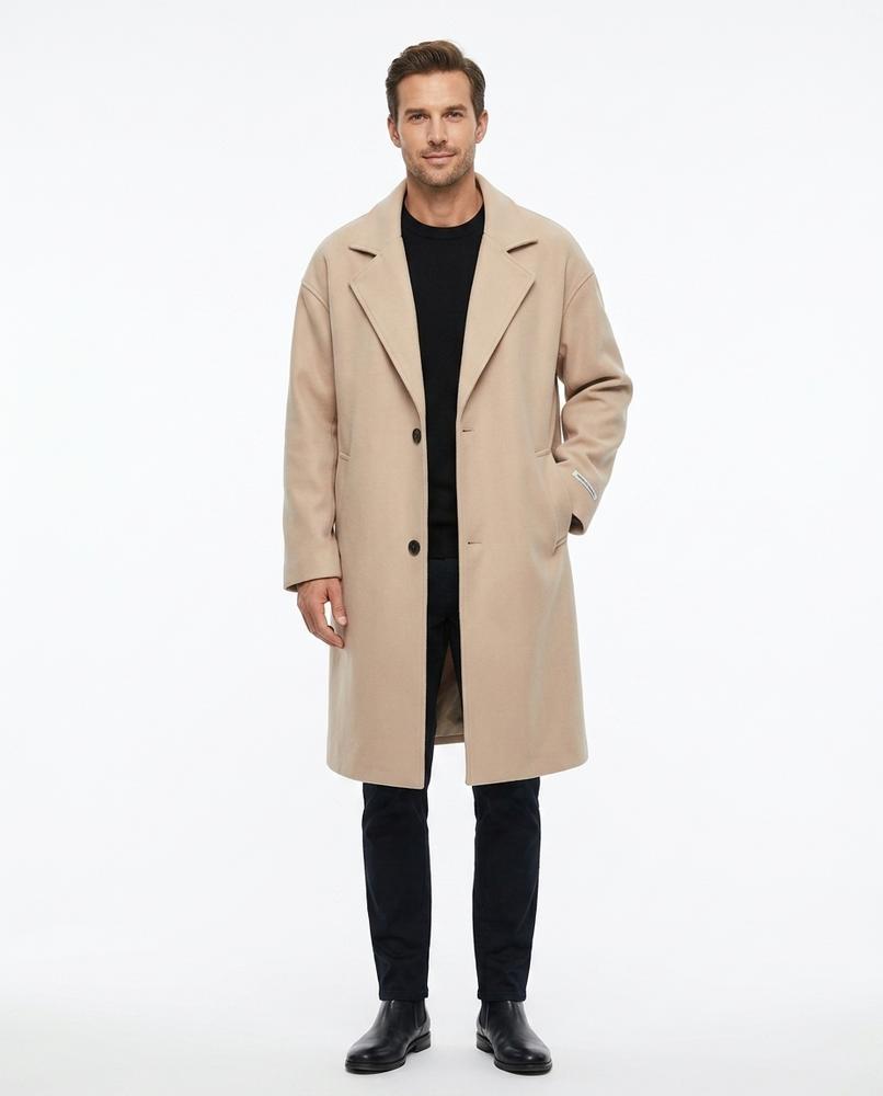 Nord Wear - Dizid | Single-Breasted Loose-Fit Coat Men