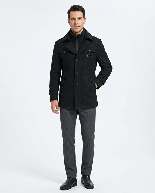 Nord Wear - Easut | Single-Breasted Lined Coat Men