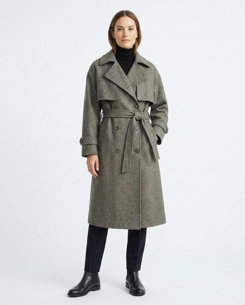 Nord Wear - Dugov | Double-Breasted Belted Coat Women