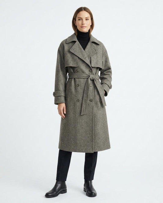 Nord Wear - Dugov | Double-Breasted Belted Coat Women
