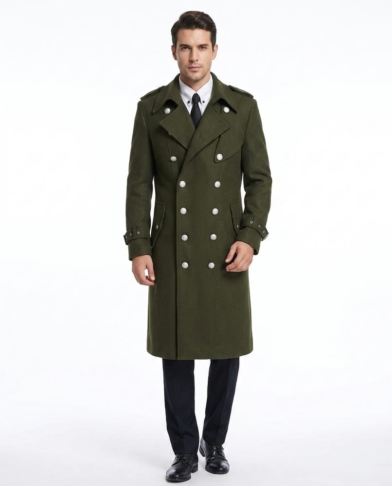 Nord Wear - Eekul | Double-Breasted Wool-Blend Coat Men