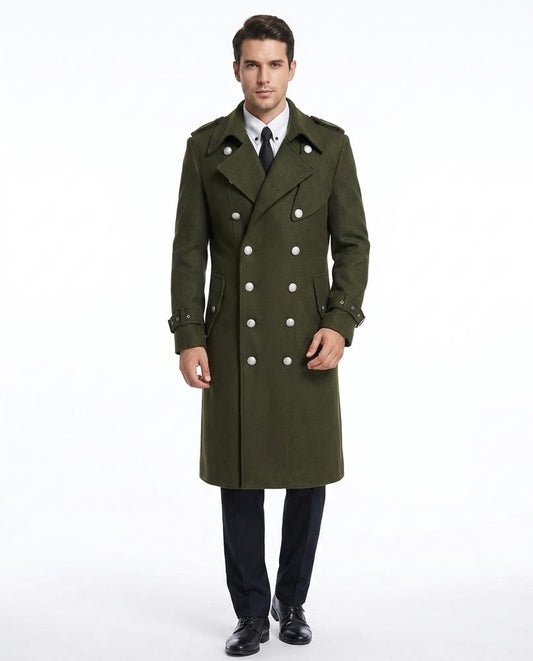 Nord Wear - Eekul | Double-Breasted Wool-Blend Coat Men