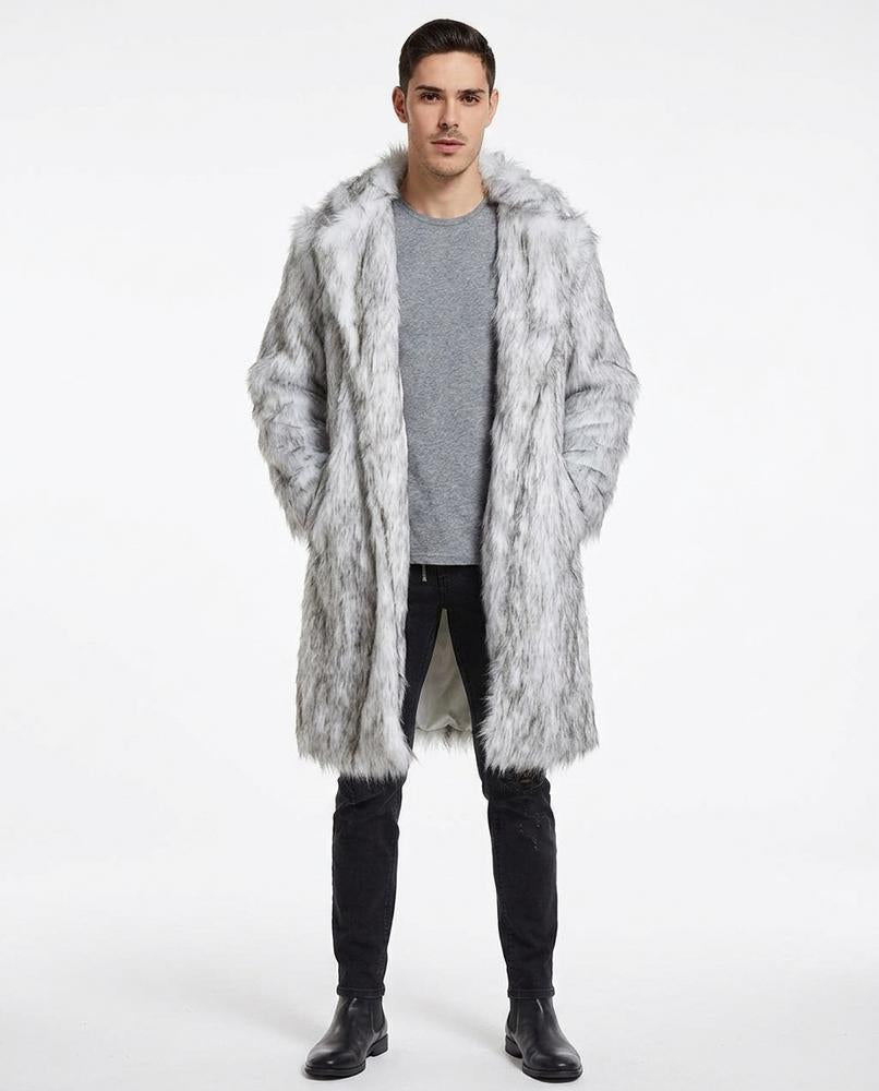 Nord Wear - Tofot | Faux Fur Longline Coat Men