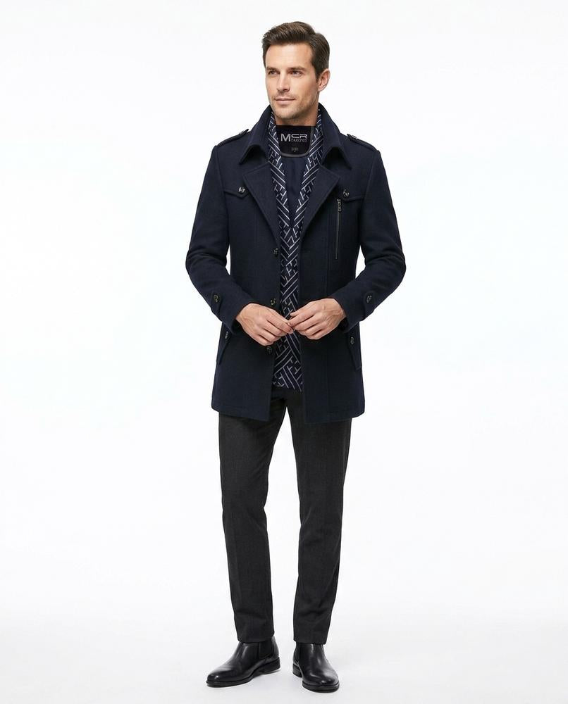 Nord Wear - Aazus | Single-Breasted Lined Coat Men