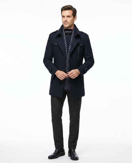 Nord Wear - Aazus | Single-Breasted Lined Coat Men