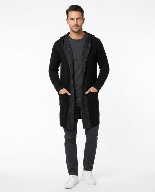 Nord Wear - Kahen | Longline Hooded Knit Cardigan Men