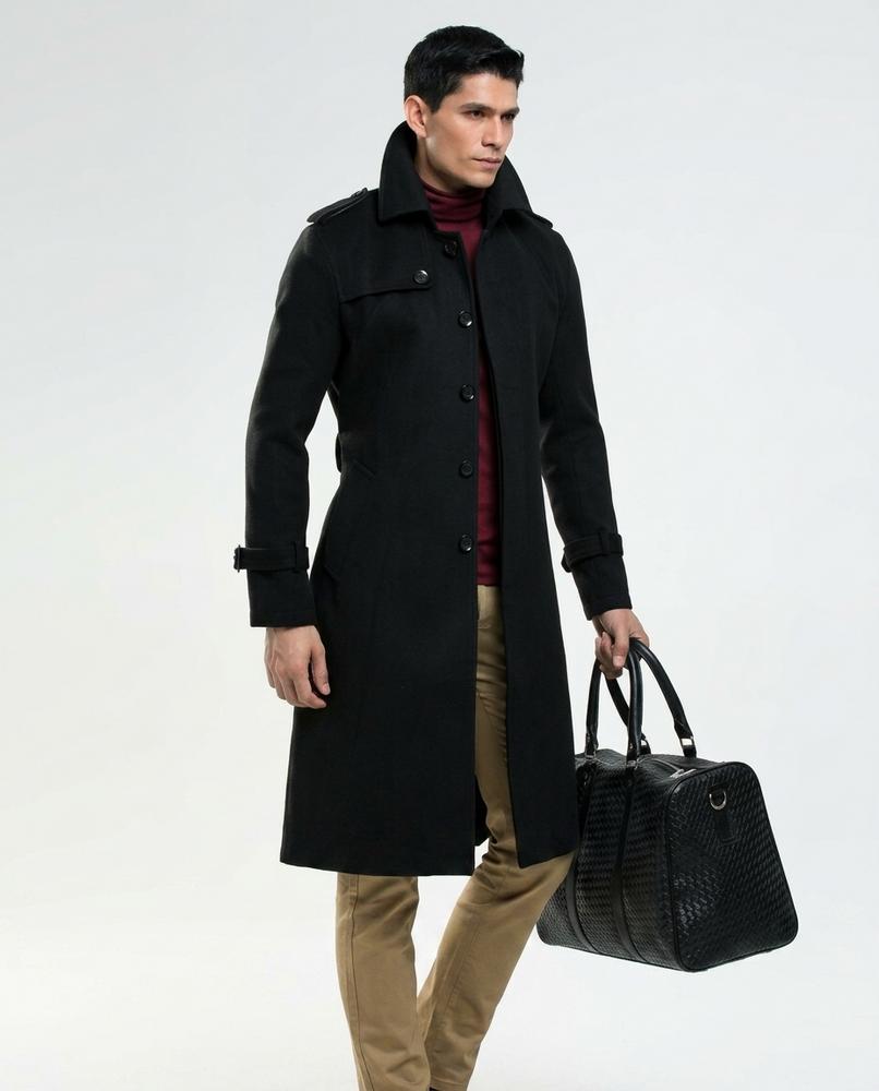 Nord Wear - Aafim | Single-Breasted Wool Coat Men