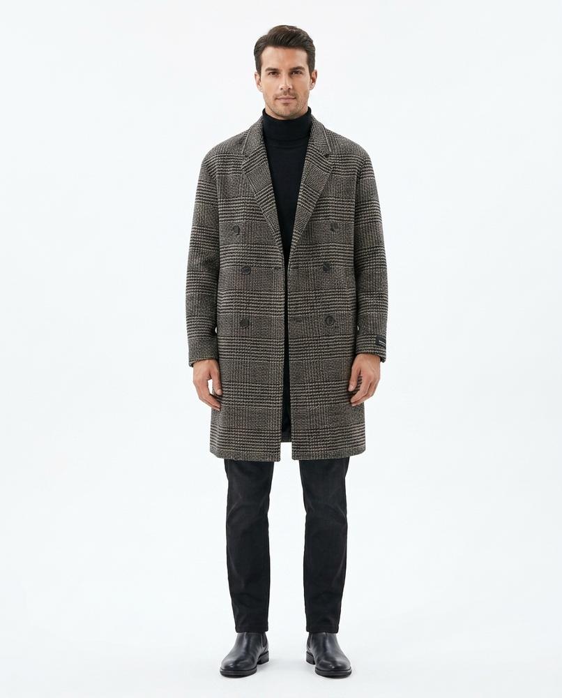 Nord Wear - Tupun | Double-Breasted Plaid Coat Men
