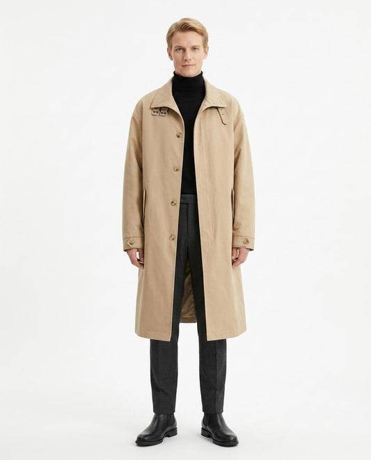 Nord Wear - Yatak | Single-Breasted Knee-Length Coat Men