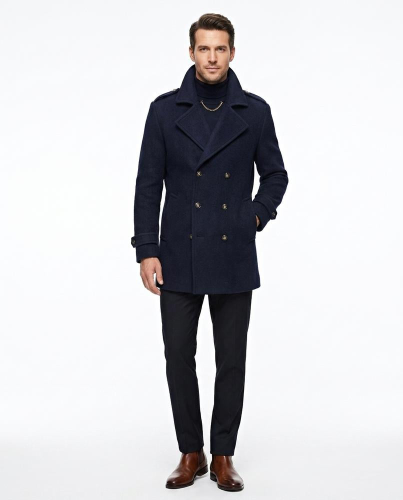 Nord Wear - Mumis | Double-Breasted Wool-Blend Coat Men