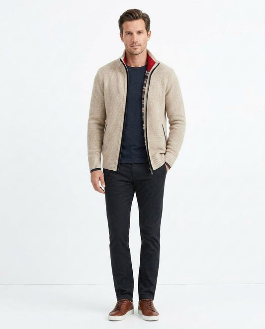 Nord Wear - Kinok | Zip-Up Textured-Knit Knit Cardigan Men