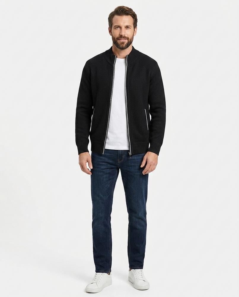 Nord Wear - Eokum | Zip-Up Structured Knit Cardigan Men
