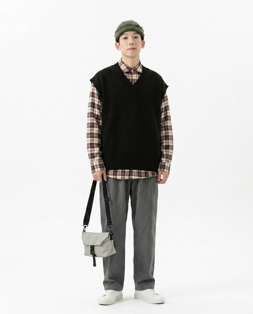 Nord Wear - Sobet | Knitted V-Neck Vest Men