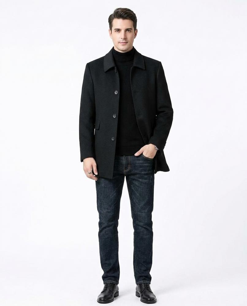Nord Wear - Nuzik | Single-Breasted Collared Coat Men
