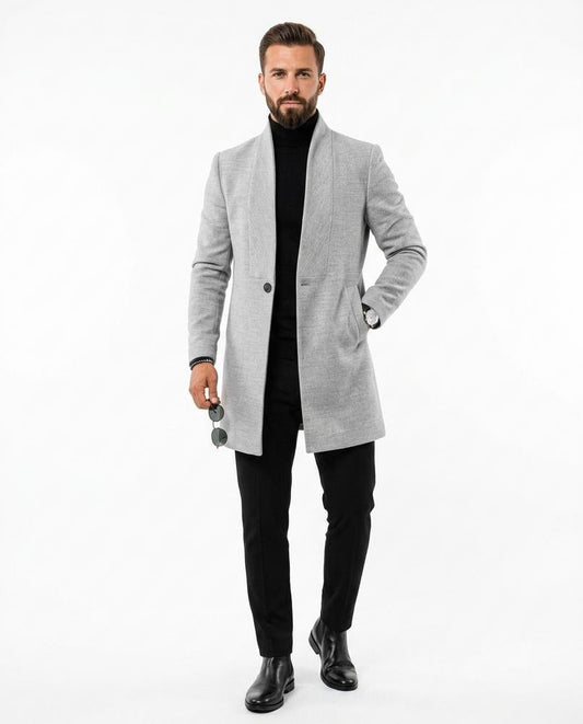 Nord Wear - Ranul | Shawl Collar Structured Coat Men