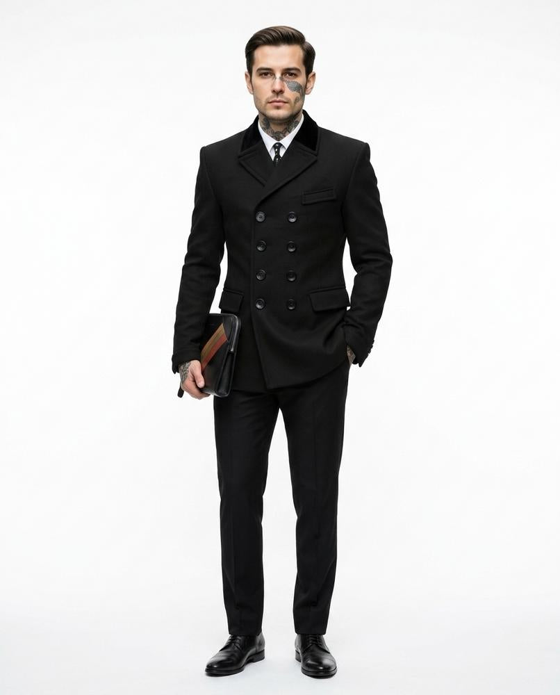Nord Wear - Senul | Double-Breasted Slim Fit Coat Men