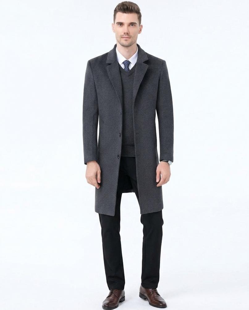 Nord Wear - Cumot | Single-Breasted Wool-Blend Coat Men