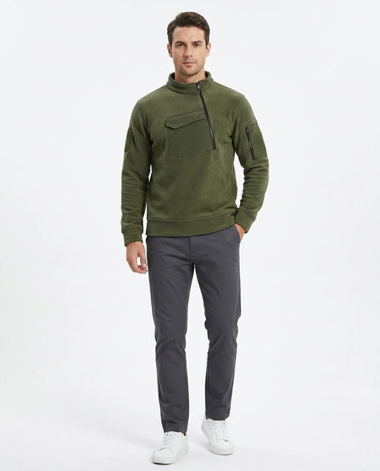 Nord Wear - Debin | Asymmetrical-Zip Fleece Sweatshirt Men