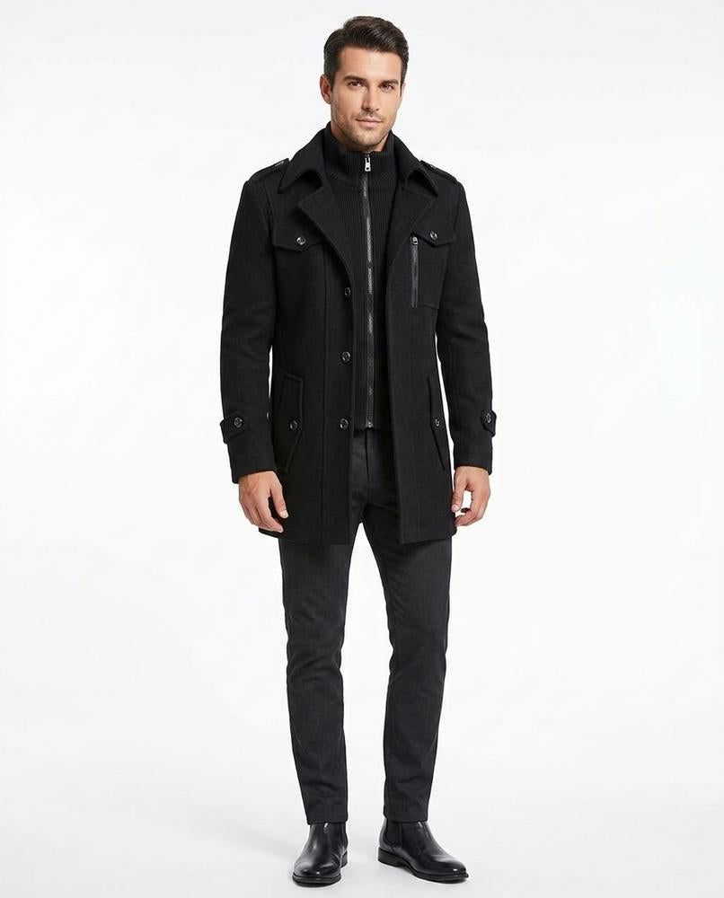 Nord Wear - Eipam | Lined Double-Collar Coat Men