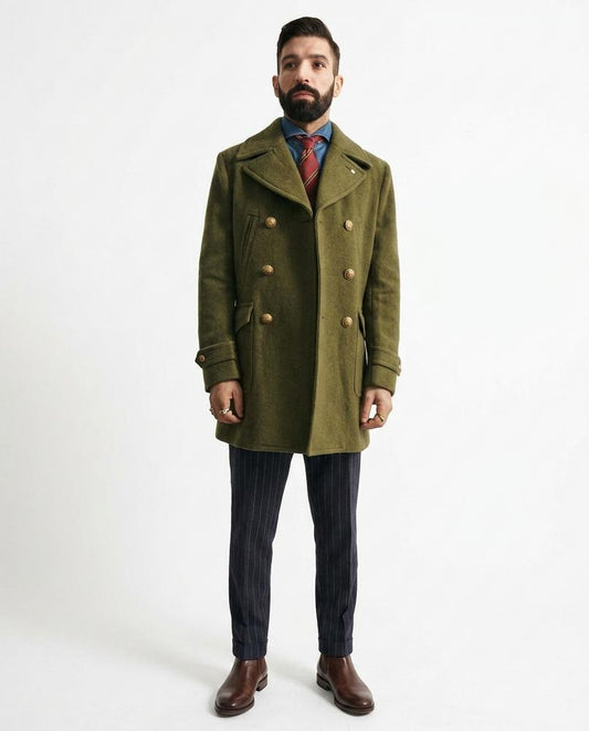 Nord Wear - Aarul | Double-Breasted Lined Coat Men
