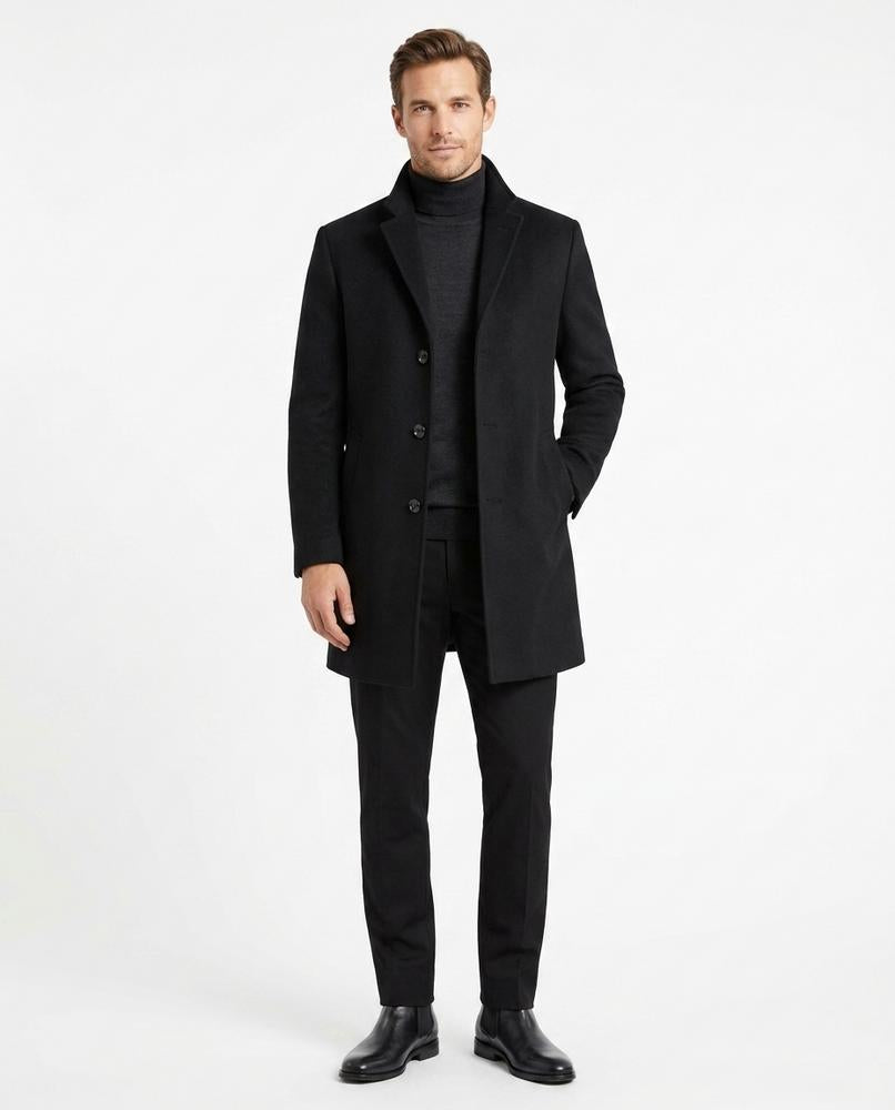 Nord Wear - Cihim | Single-Breasted Wool-Blend Coat Men