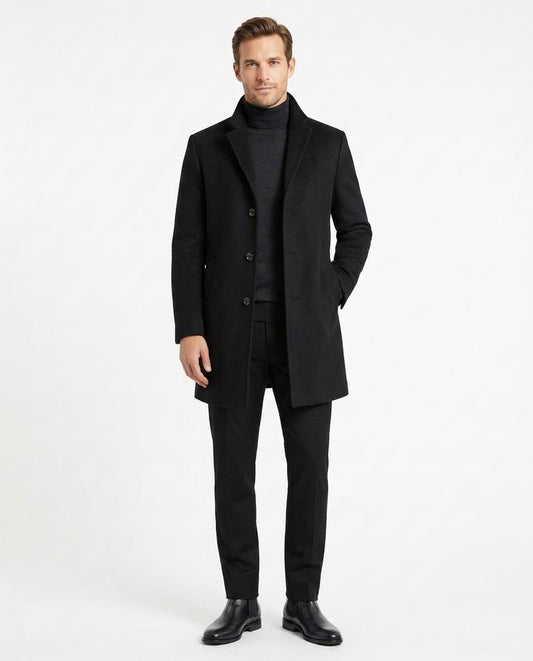 Nord Wear - Cihim | Single-Breasted Wool-Blend Coat Men
