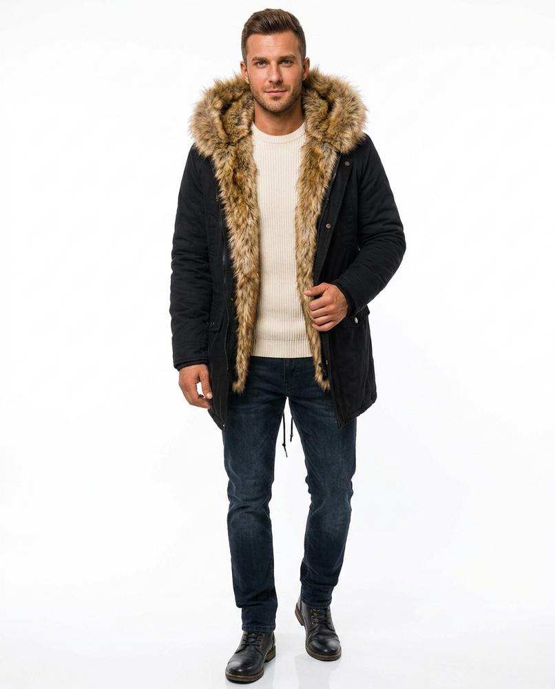 Nord Wear - Cosev | Fur-Trimmed Hooded Coat Men