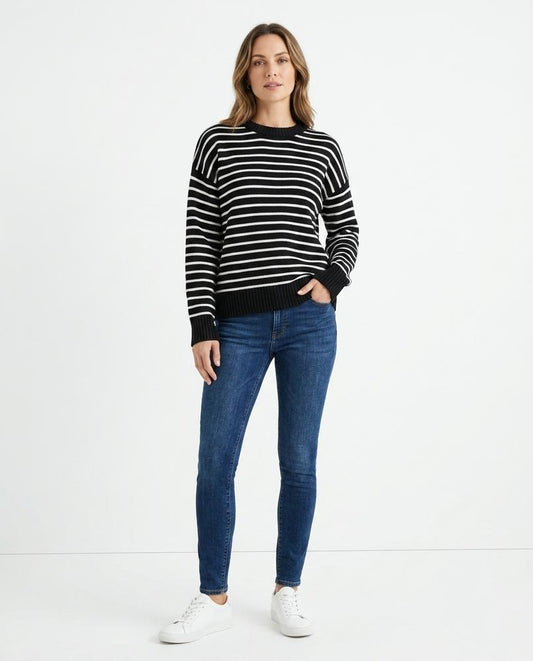 Nord Wear - Sonal | Striped Knit Sweater Women