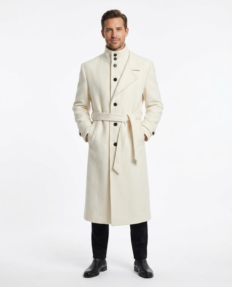 Nord Wear - Zubet | Belted High-Collar Coat Men