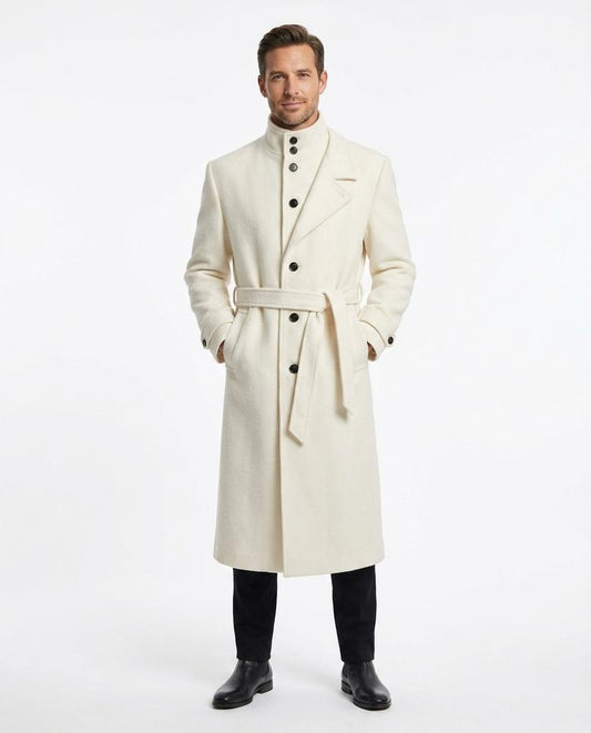 Nord Wear - Zubet | Belted High-Collar Coat Men