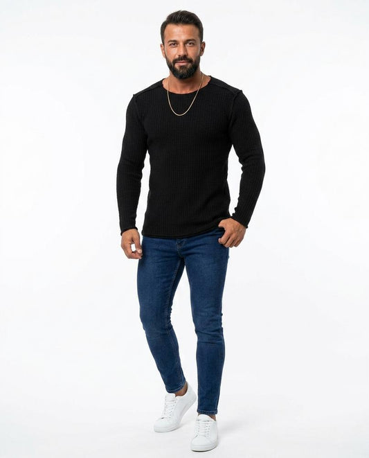 Nord Wear - Lilem | Textured Slim Fit Sweater Men