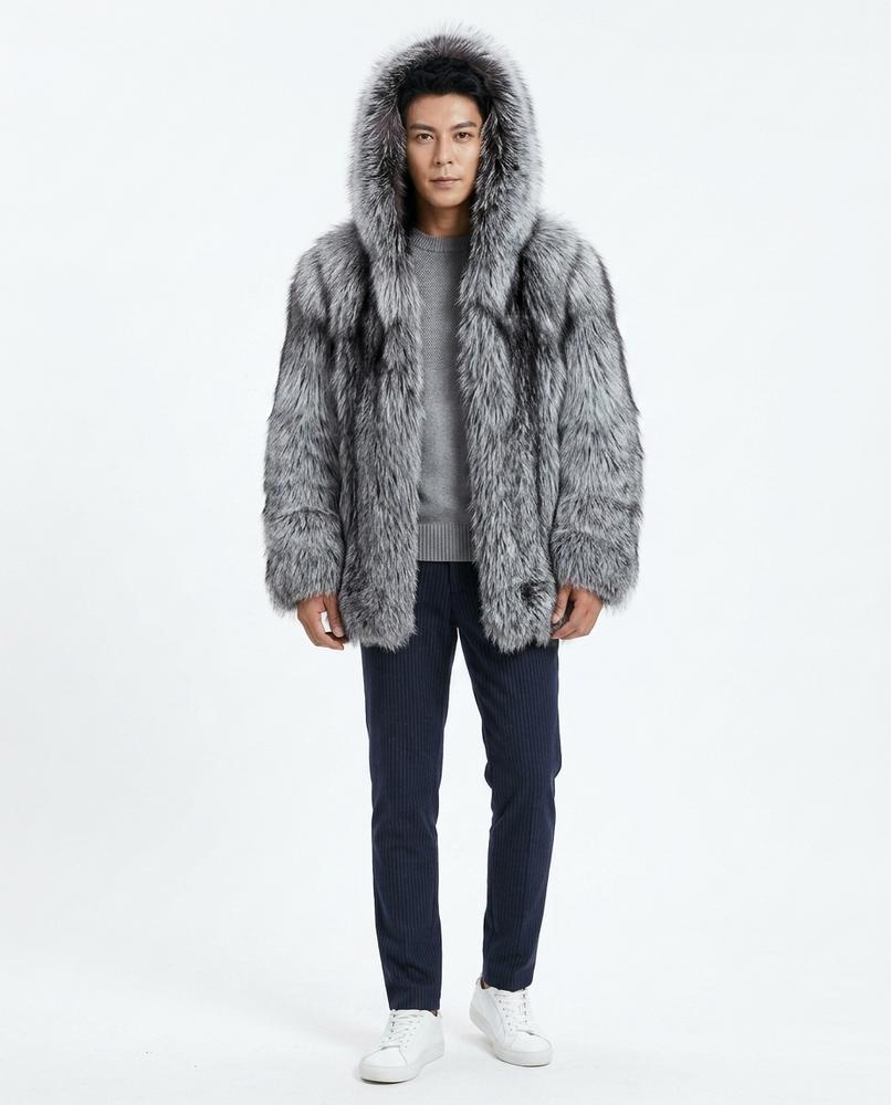 Nord Wear - Kahiv | Faux Fur Hooded Coat Men