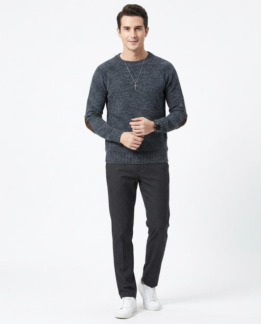 Nord Wear - Cakiv | Heathered Elbow-Patch Sweater Men