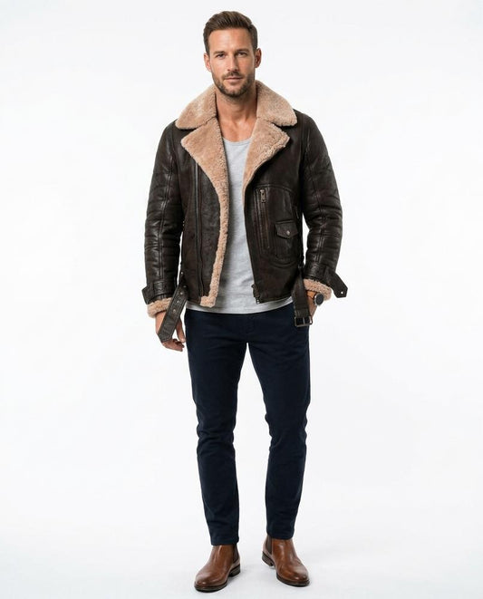 Nord Wear - Eimin | Lined Leather Jacket Men