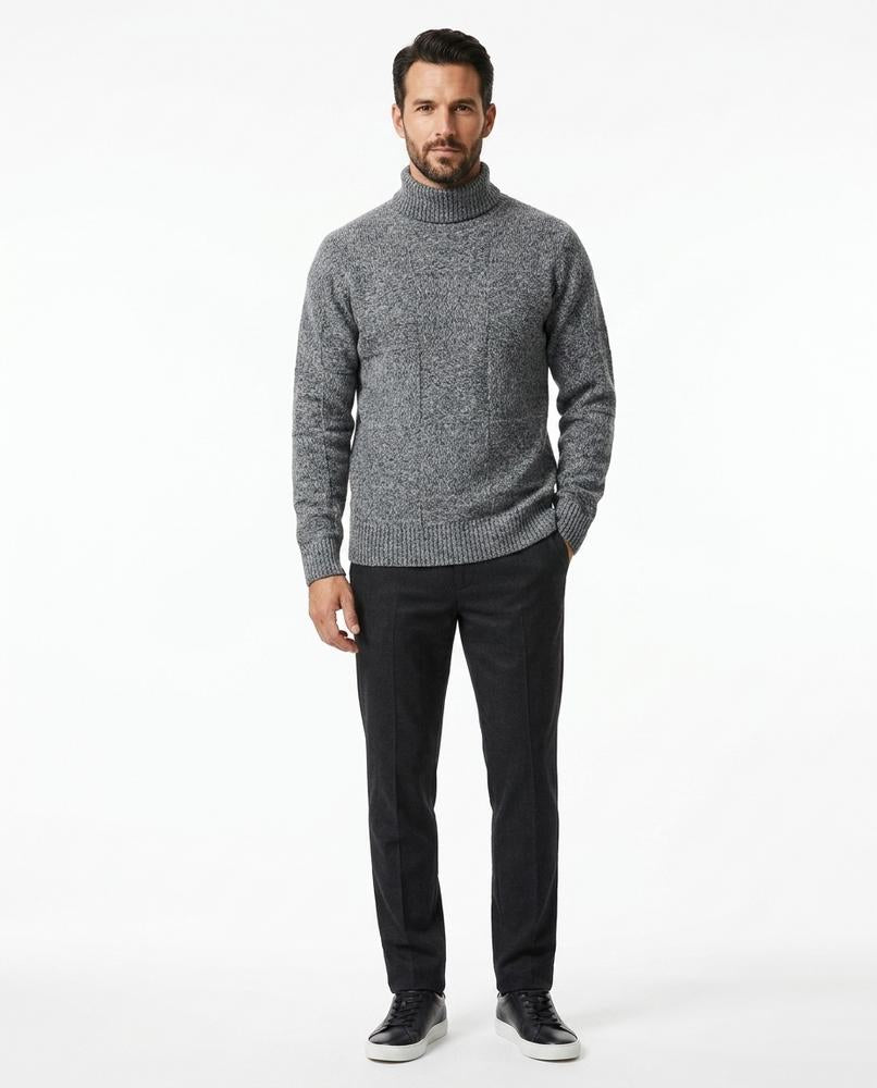 Nord Wear - Cofut | Heathered Knitted Turtleneck Sweater Men