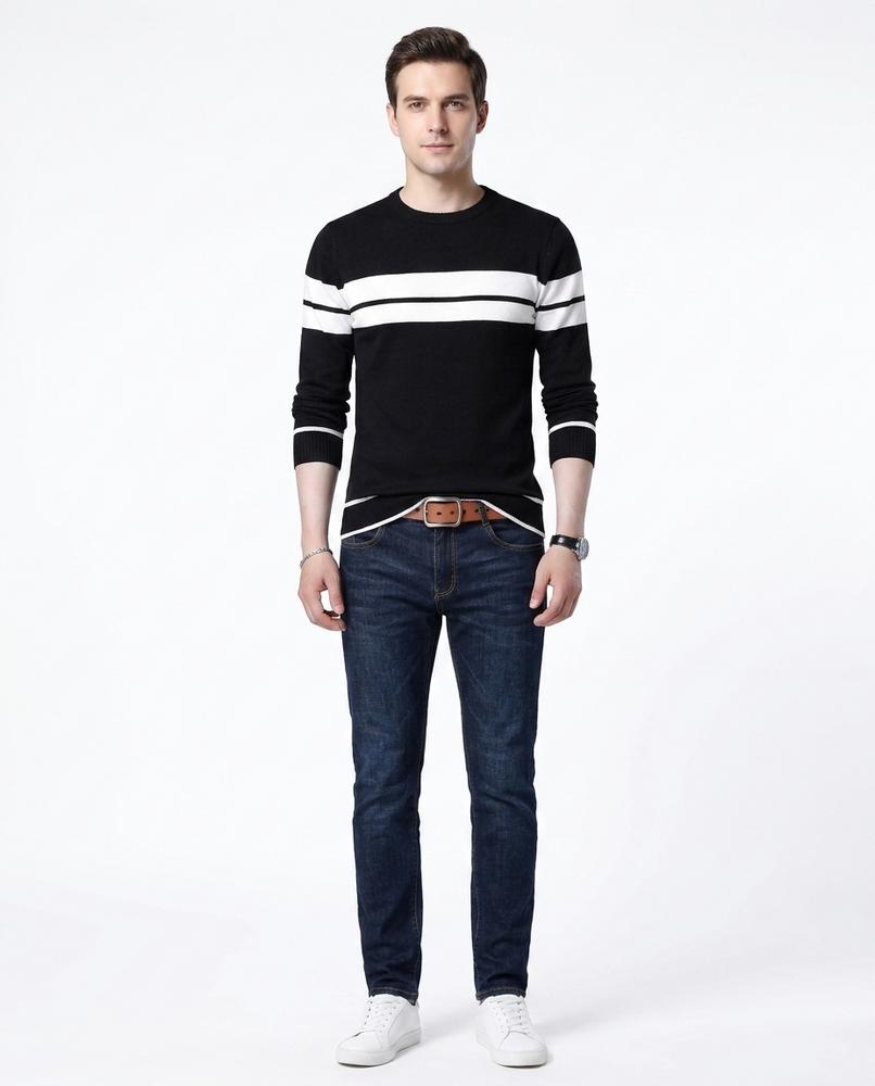 Nord Wear - Tonuk | Striped Crewneck Sweater Men