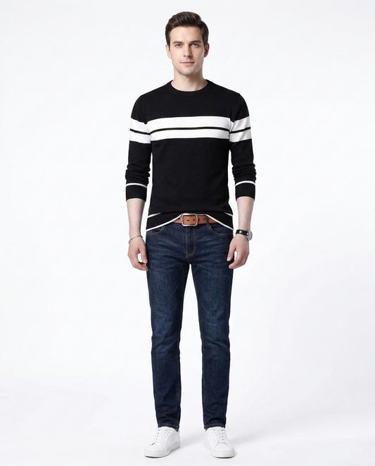 Nord Wear - Tonuk | Striped Crewneck Sweater Men